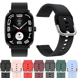 Pulseira Silicone Para Haylou RS5 Pulseira Para Haylou RS5 Pulseira Silicone Com Fivela Em Aço em Oferta na Shopee