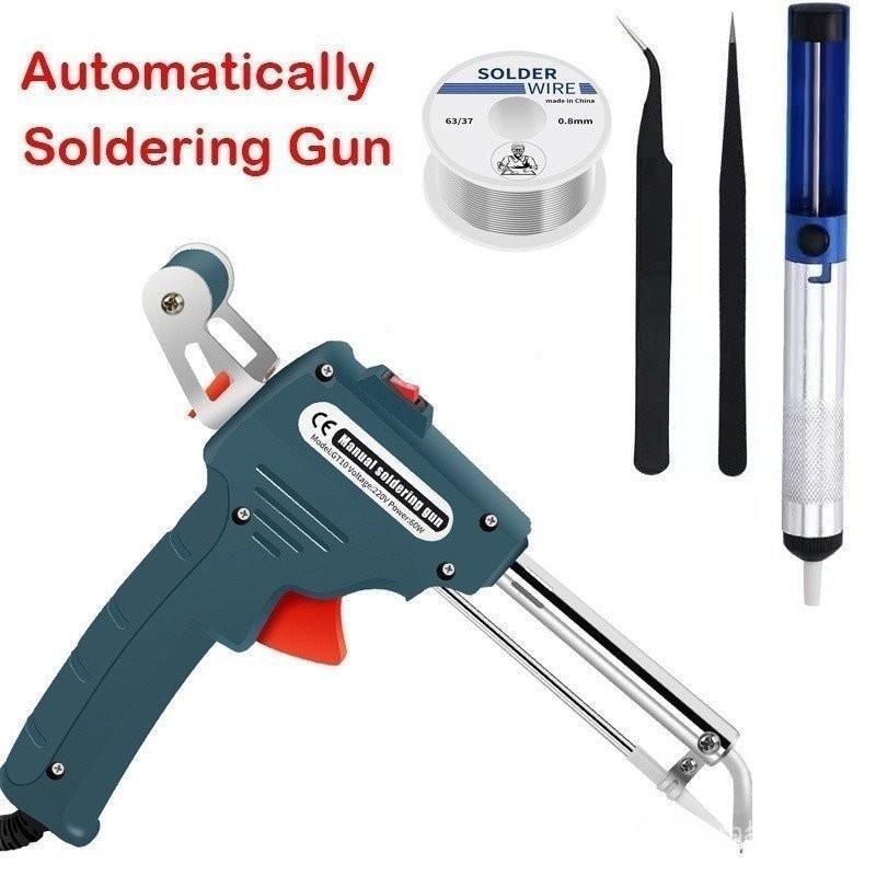 Pistola de Solda Automática 110V/220V 60W EUA/UE Aquecimento Interno Com Plug Manual Auto enviar Ferramentas de Reparaçã