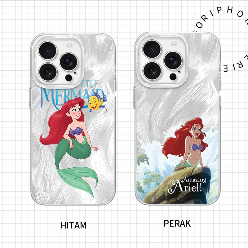 Disney Sereia Capa Bonito Protetora Para iPhone 7 8 11 12 13 14 15 16 XS XR PRO MAX PLUS