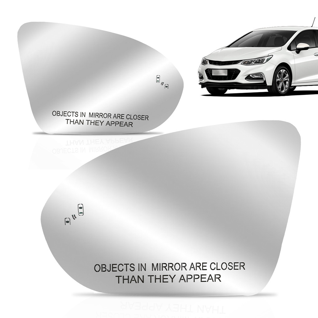 Lente Espelho Retrovisor Cruze 2017 2018 2019 2020 2021 2022 2023 Placa Com Sensor Presença em Oferta na Shopee