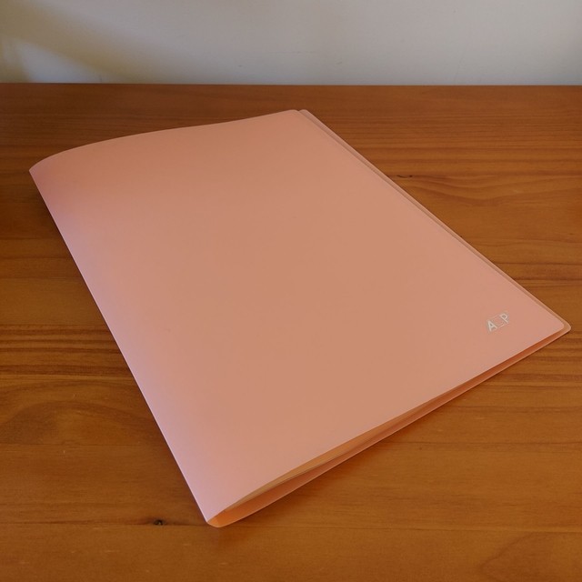 PASTA CATALOGO 30 ENVELOPES CORAL PASTEL 260x340mm - ACP em Oferta na Shopee