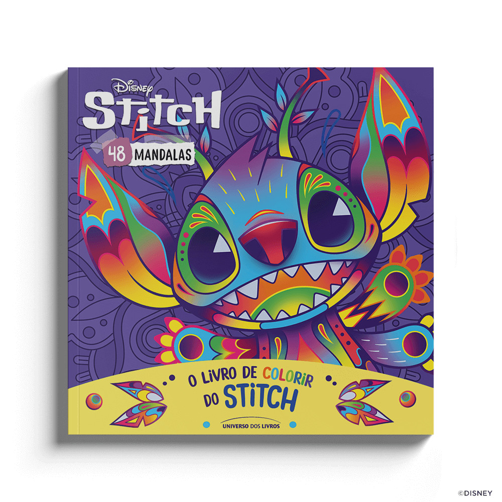 Livro - O livro de colorir do Stitch - Disney - Editora Universo dos Livros - ISBN 9786556097879