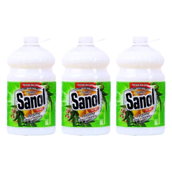 Kit 3 Desinfetantes Eucalipto 5L Sanol