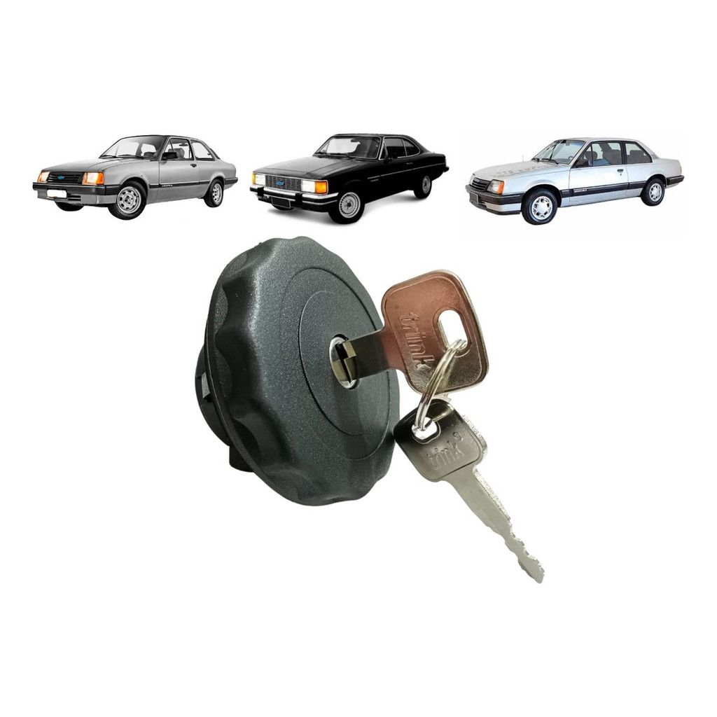 Tampa Tanque Combústivel C/ Chave Chevette 73/89 Opala Monza