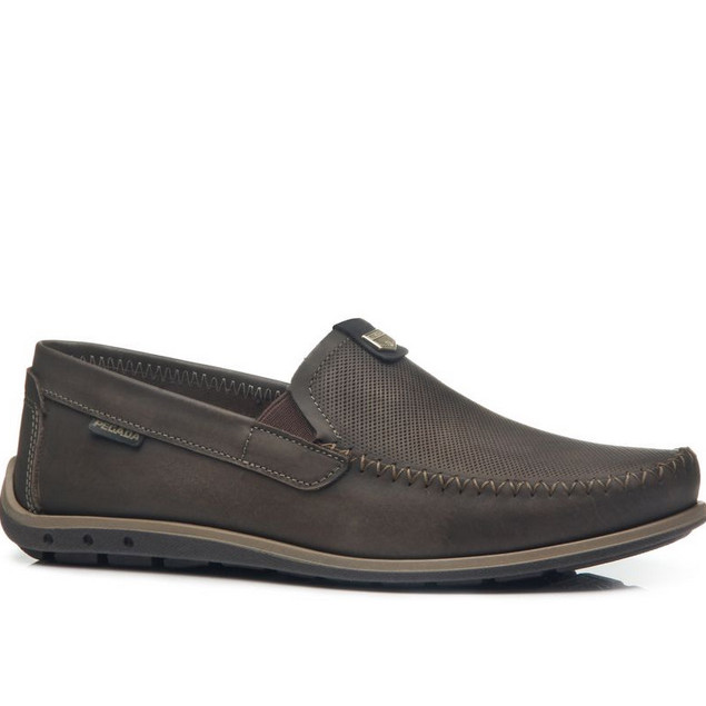 Sapato Pegada Masculino COURO LEGÍTIMO Confortável Macio Dia A Dia Elegante ORIGINAL 141603
