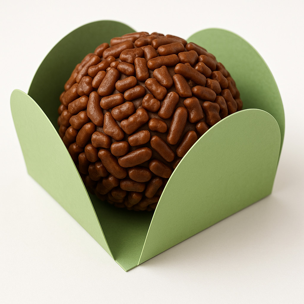 50~500 Forminhas Verde Oliva Para Doces 4 Pétalas 3,3X3,3X2,5 121.61 (Nc Toys Simples) em Oferta na Shopee