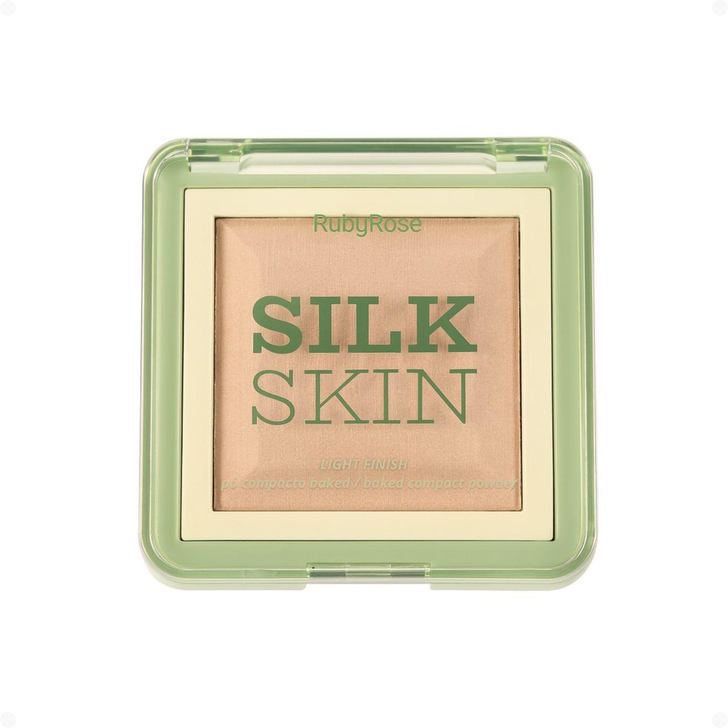 Pó Compacto Ruby Rose Silk Skin Light Finish PC20 HB-M403-2