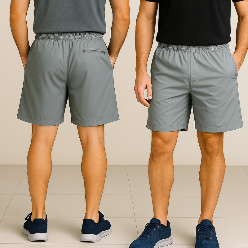 Bermuda Short Tactel Com Elastano Mauricinho Adulto P ao EX - Praia Verão Academia Corrida Surf Piscina Secagem Rápida