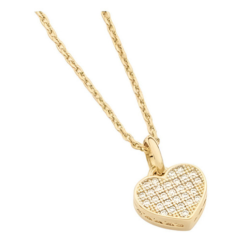 Gargantilha Rommanel Coração Cravejado Zircônias 50cm 531598
