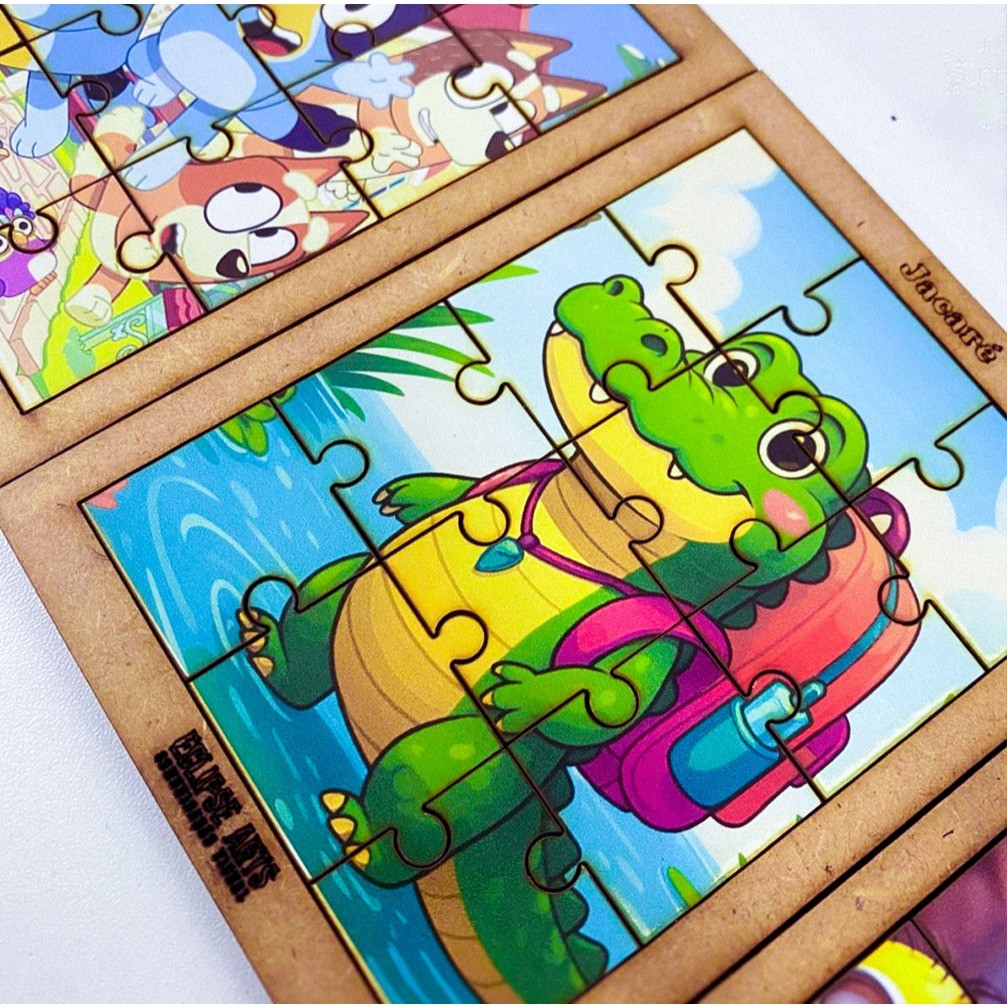 Kit Quebra-Cabeça Infantil em MDF | 4 Modelos | Brinquedo Educativo em Oferta na Shopee