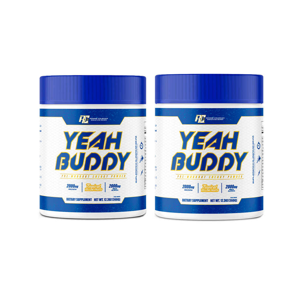 Kit 2x Pre Treino Yeah Buddy 360g Ronnie Frutas Amarelas em Oferta na Shopee