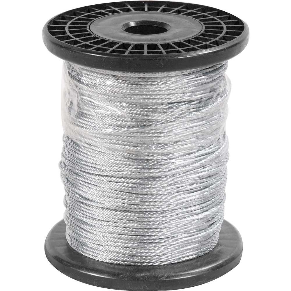 Cabo Aço Galvanizado Alma Aço 1.59mm - 1/16 6 X 7 Vonder — imagem 2 de 2