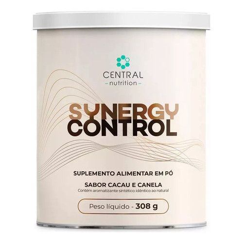 Synergy Control Cacau E Canela Lata 308g Central Nutrition Cacau E Canela