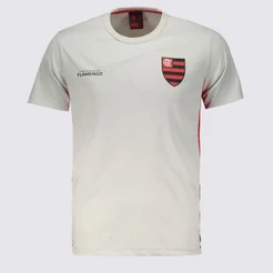 Camisa Flamengo Eco Infantil Off-White