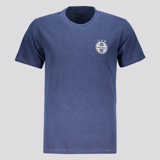 Camiseta Grêmio Tinturada Azul em Oferta na Shopee