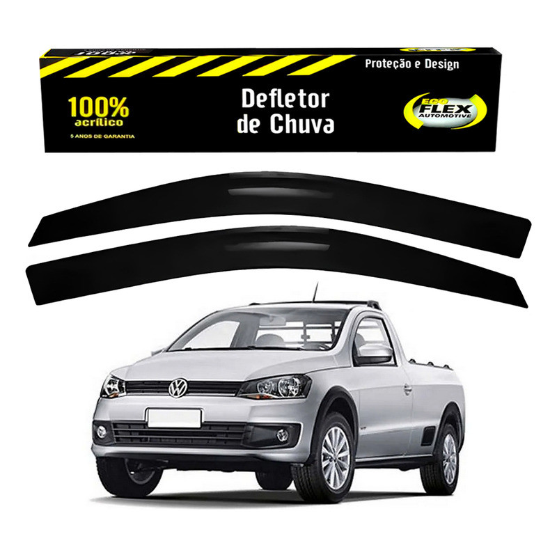 Jogo Calha Defletor Chuva Saveiro G6 1.6 2013 A 2016