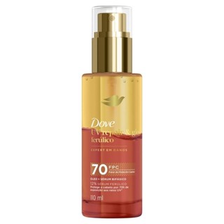 Óleo Finalizador Dove e Sérum UV Repair E Glow + Ferúlico 110ml em Oferta na Shopee