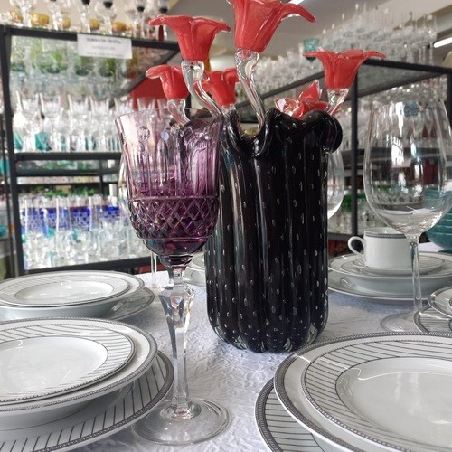Taça Água em Cristal  460ml Linha 237 Lapidação 69 - Strauss