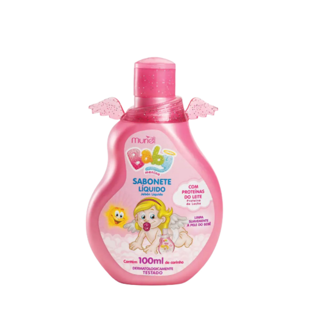 Sabonete Muriel Baby Líquido Menina 100ml em Oferta na Shopee