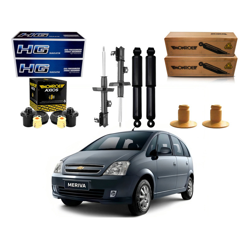 Kit Amortecedor Completo' Meriva 1.4 1.8 2008 A 2012 em Oferta na Shopee