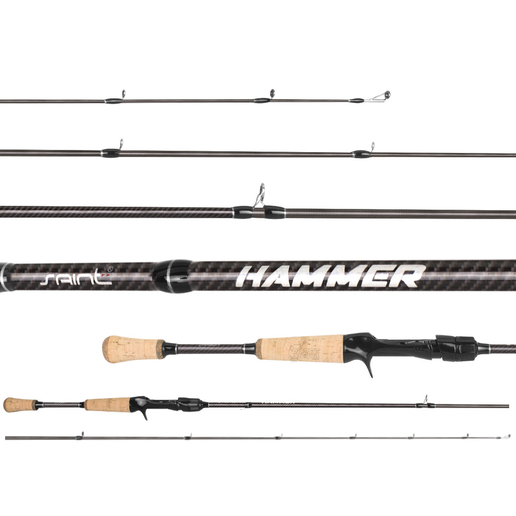Vara Para Carretilha Saint New Hammer 5'8" (1,73m) 6-14Lbs - 582BC - 2 Partes