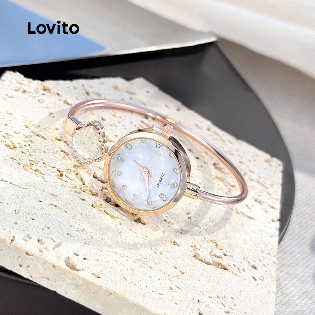 Detalhes do Lovito Relógio Quartz Casual Sofisticado LFA99168