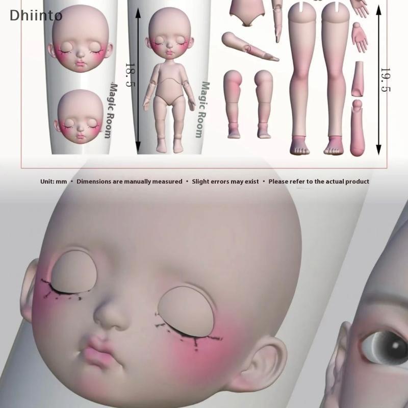 [Dhiint] 1 Conjunto De Boneca Facial 3D Molde De Silicone Decoração De Arte De Unha Design DIY Unhas Usando Acessórios D