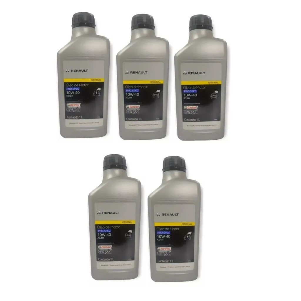5 Litros Óleo Mineral 10w40 Castrol Gtx Pro Spec A3/B4