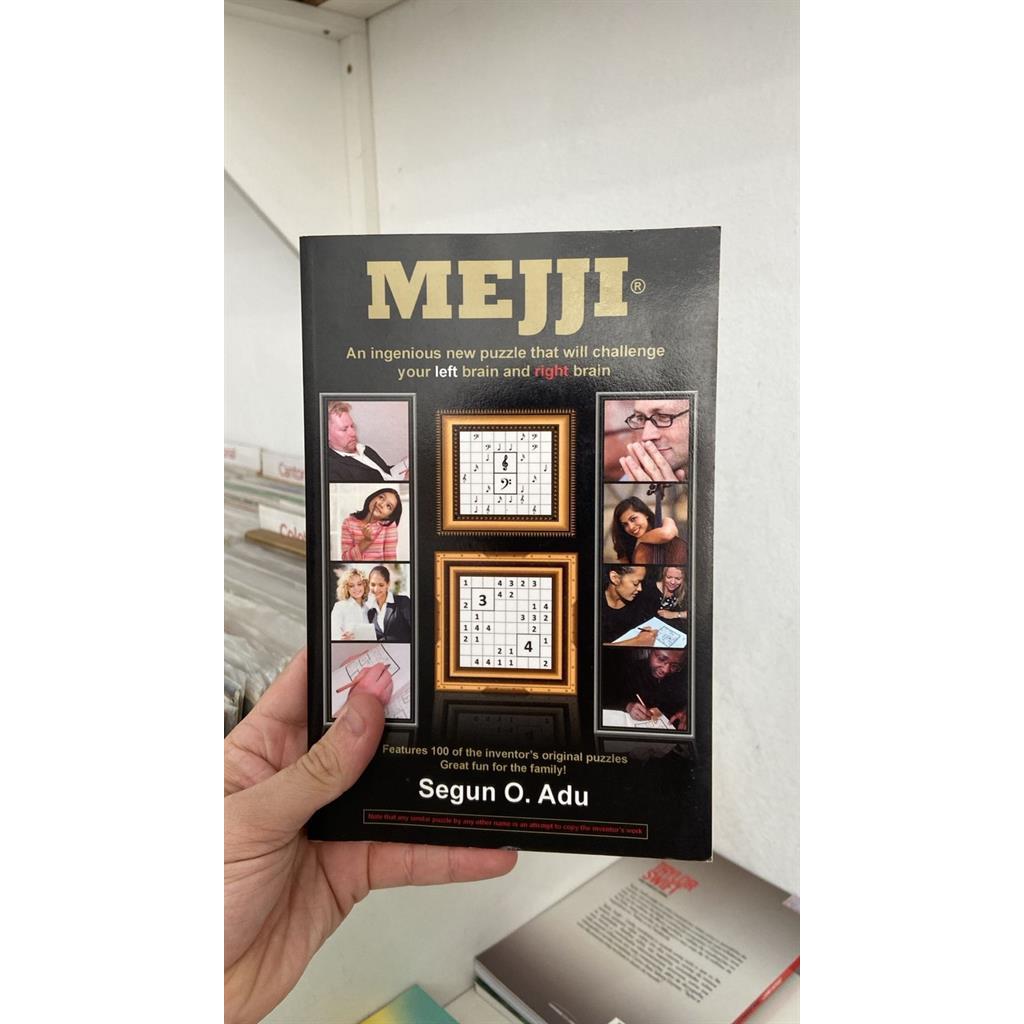 MEJJI - AN INGENIOUS NEW PUZZLE THAT WILL CHALLENGE YOUR LEFT BRAIN AND RIGHT BRAIN autor SEGUN O. ADU