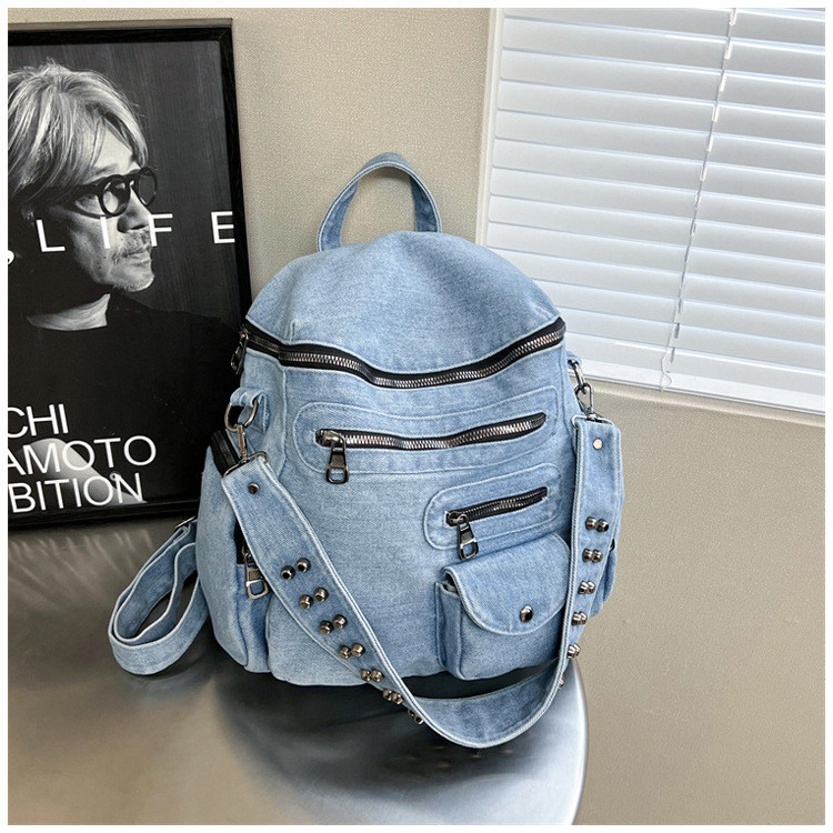 ** Bolsa elegante para unhas de salgueiro, bolsa jeans, pode ser um ombro, pode ser ombro duplo