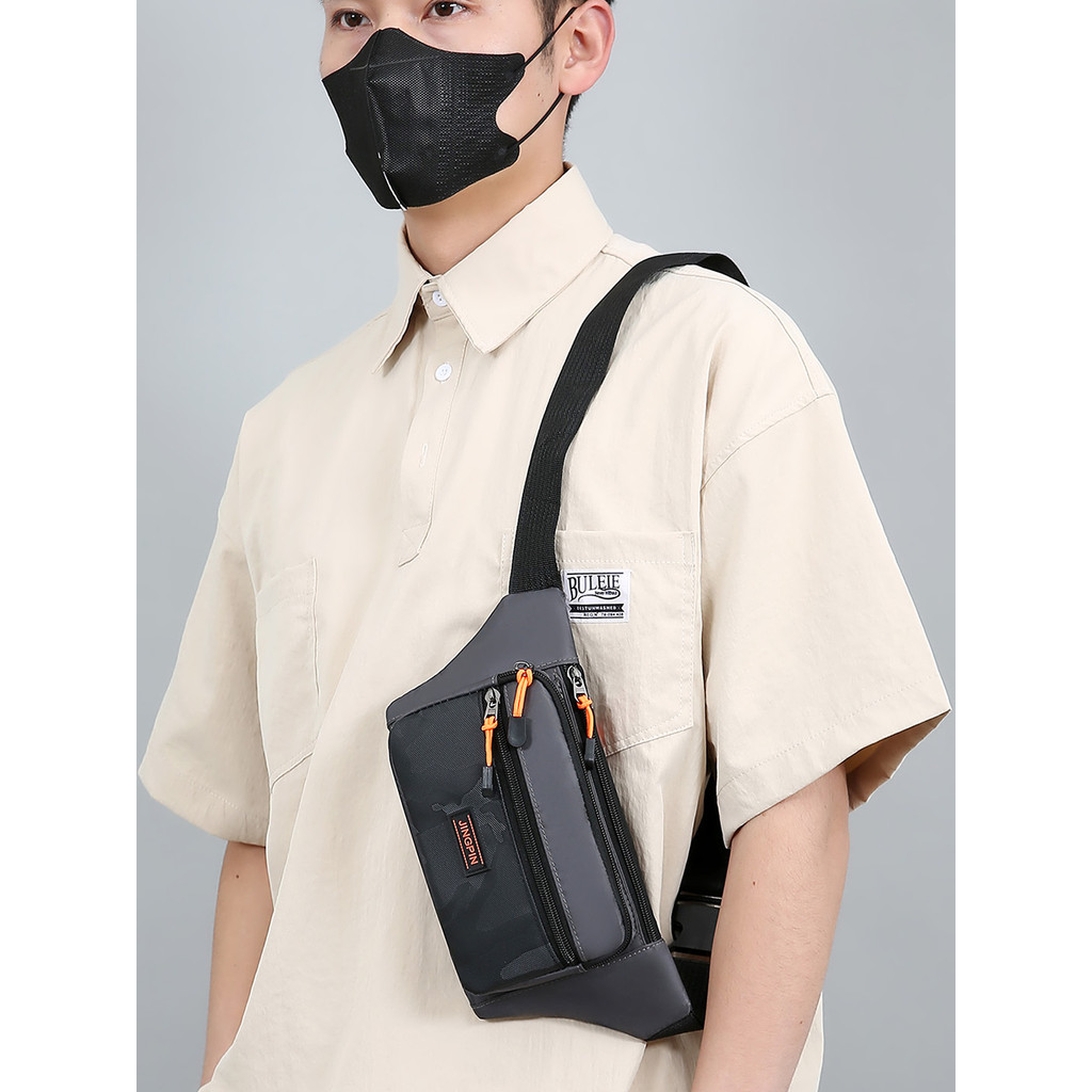 Bolsa de peito masculina de grande capacidade, bolsa mensageiro, passeio, ciclismo, esportes, lazer, trabalho, ombro, ci