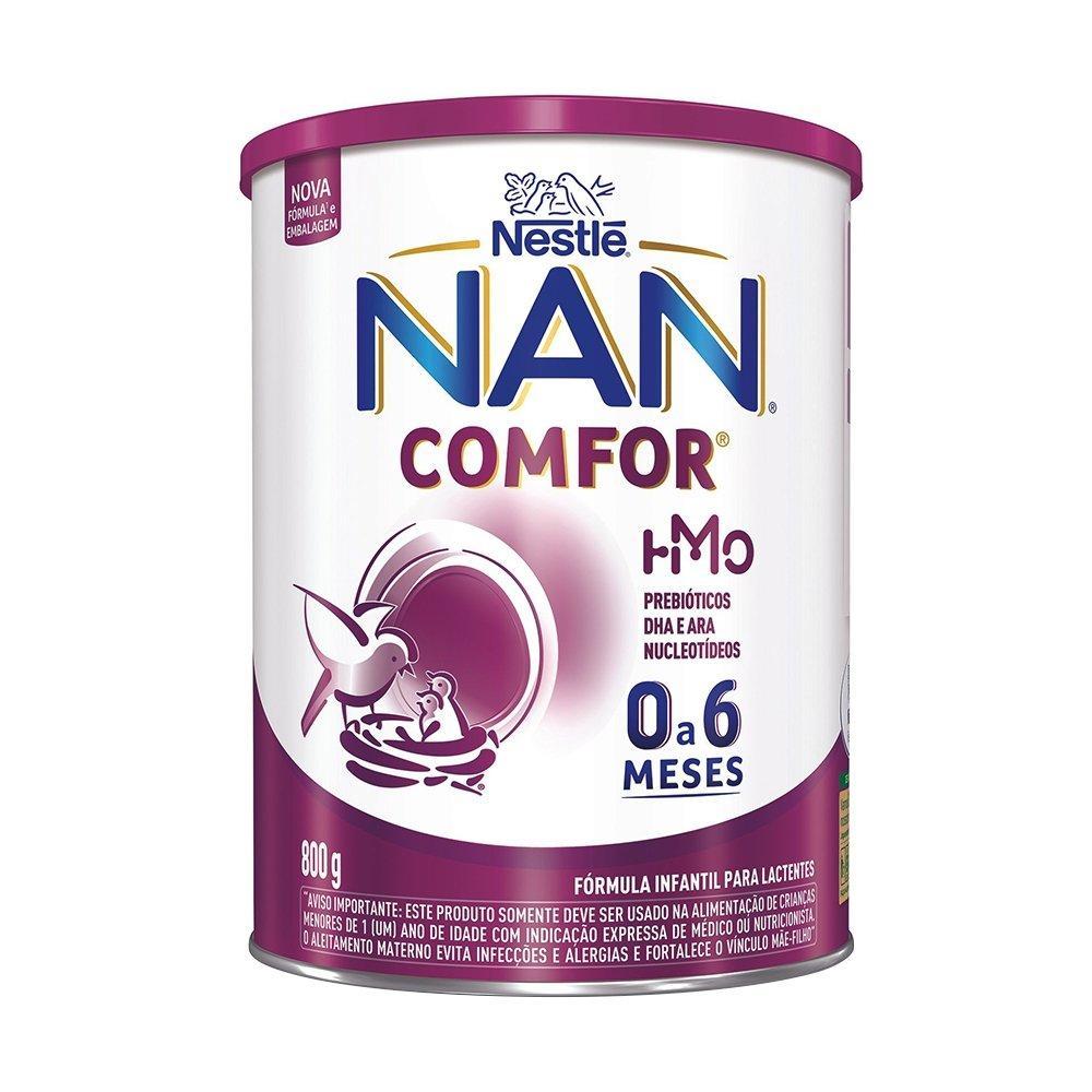 Fórmula Infantil Nan Comfor HMO de 0 a 6 meses 800g