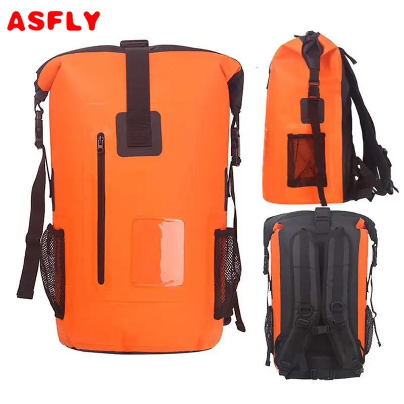 35L À Prova Dwaterproof Água Rolltop Saco Seco Ao Ar Livre Montanhismo Caiaque Acampamento Mochila Trekking Rio Esportes