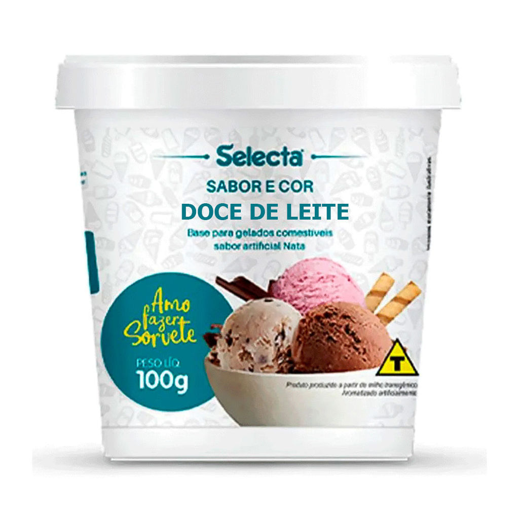 Selecta Sabor Sorvete Doce de Leite 100g