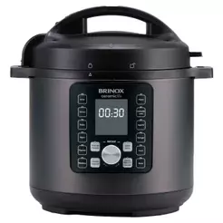 Brinox Panela de Pressão Elétrica Ceramic Life 6 Litros 220v e 127v