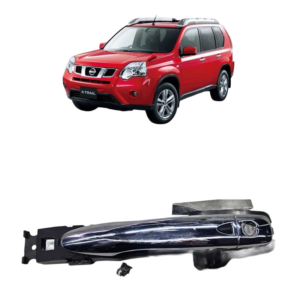 Maçaneta porta dianteira esq nissan xtrail 2008 14 original
