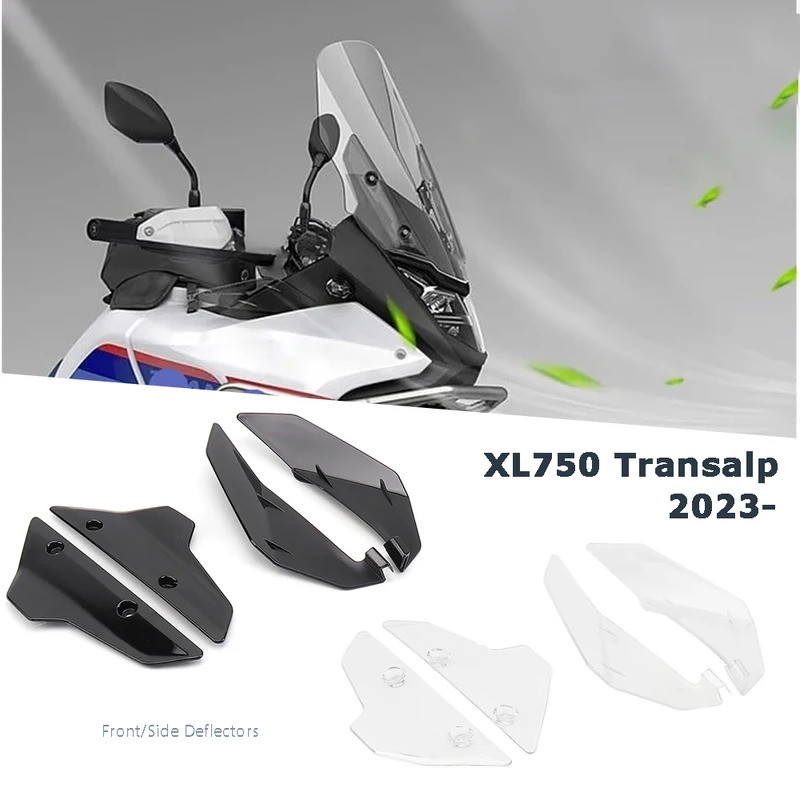 Para Honda XL 750 Transalp XL750 TRANSALP 2023 2024, Novos Painéis Laterais de Acrílico para Motocicleta, Defletor de Ve