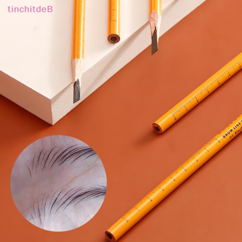 [TinchitdeB] 1 Peça Lápis De Sobrancelha Para Tatuagem De Longa Duração Sombras Cosméticos Tint Caneta De Madeira À Prov