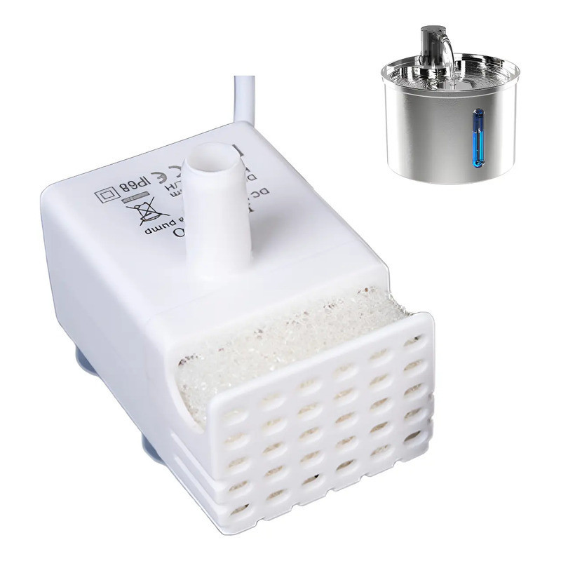 Newpet Bomba Motor Bebedouro Fonte de Água Sem Ruído Pet Gatos para bebedouro NP895/NP892 -Bivolt