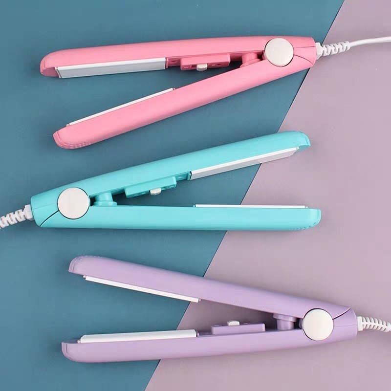 Mini Chapinha Prancha De Cabelo Portátil Com Case Transporte Bivolt Estojo Entrega rápida Envio Imediato