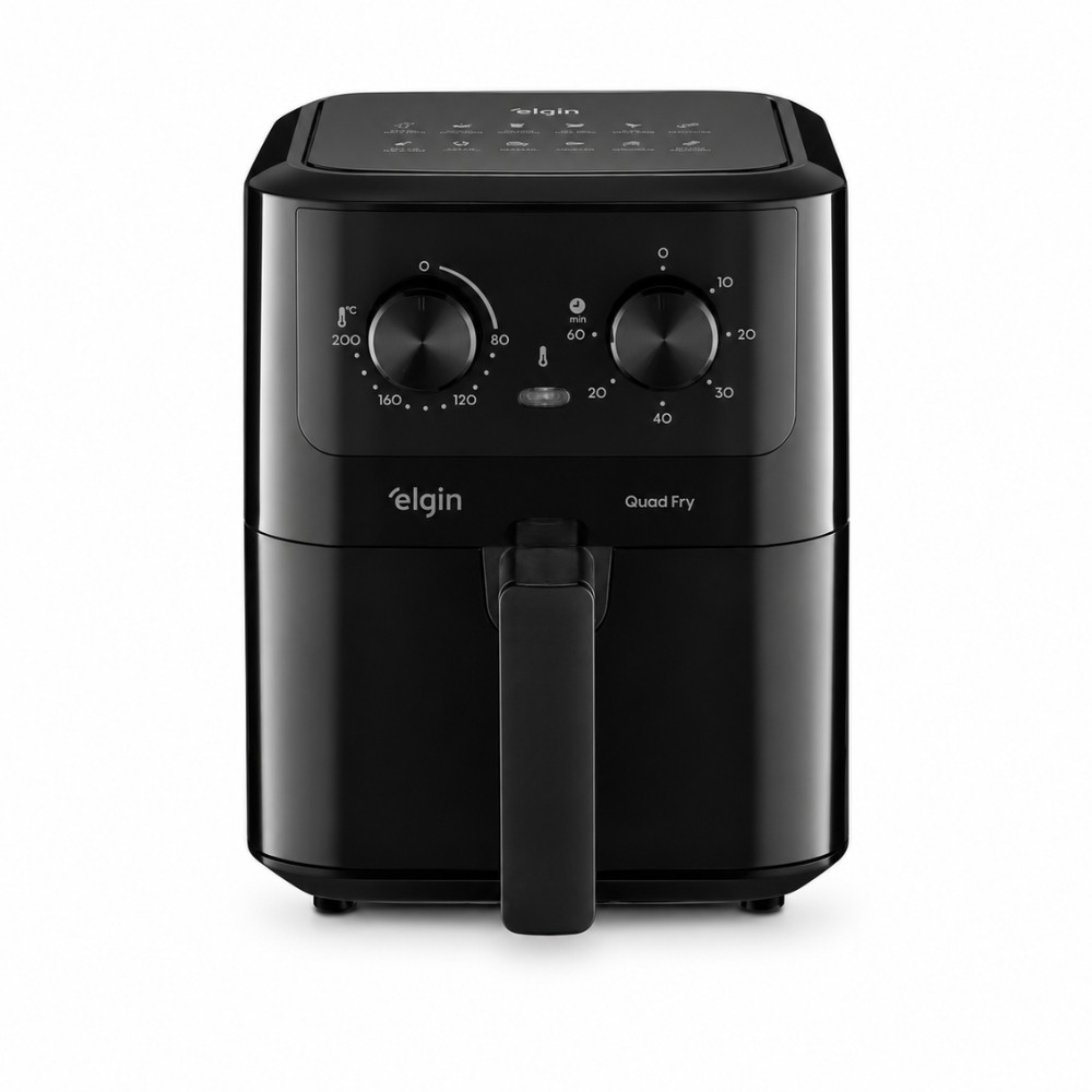 Air Fryer Elgin Quad Fry AFG42 4,2 Litros 1400W 127V Preta