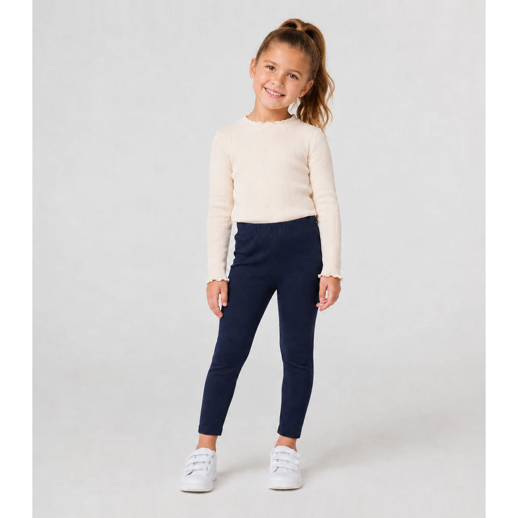 Legging Cotton Infantil Básica Select Azul