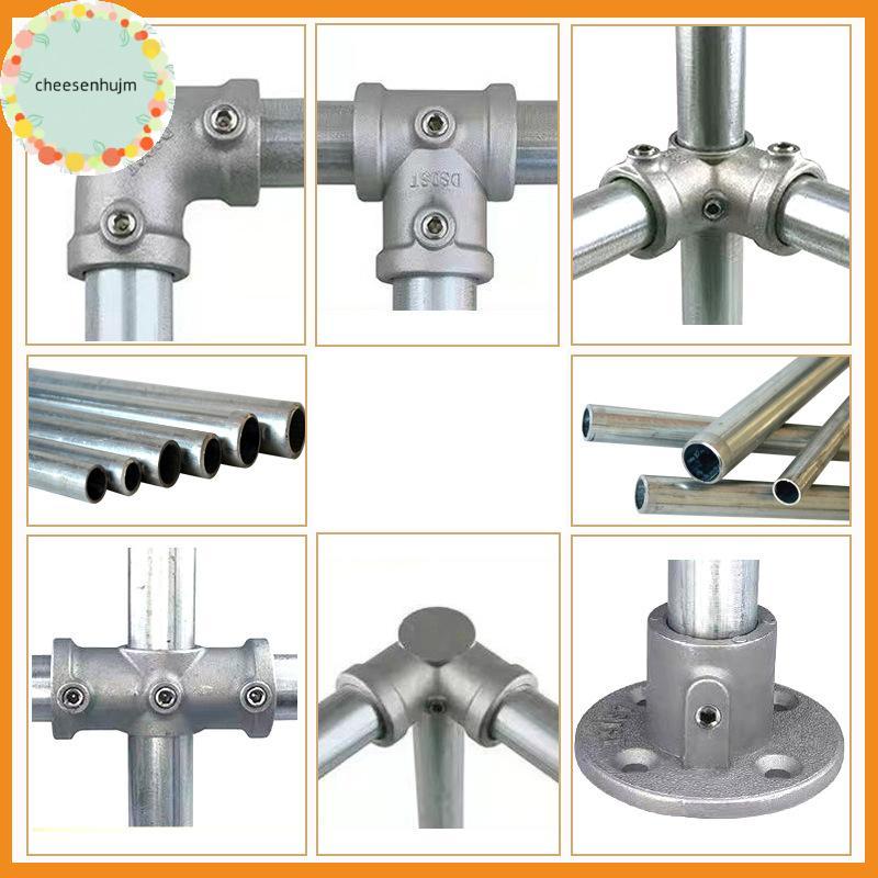 cheesenhujm 25MM Conector De Liga De Alumínio Cotovelo Base Em T Plana Montagem Tridimensional Fixador De Conexão Tubo D