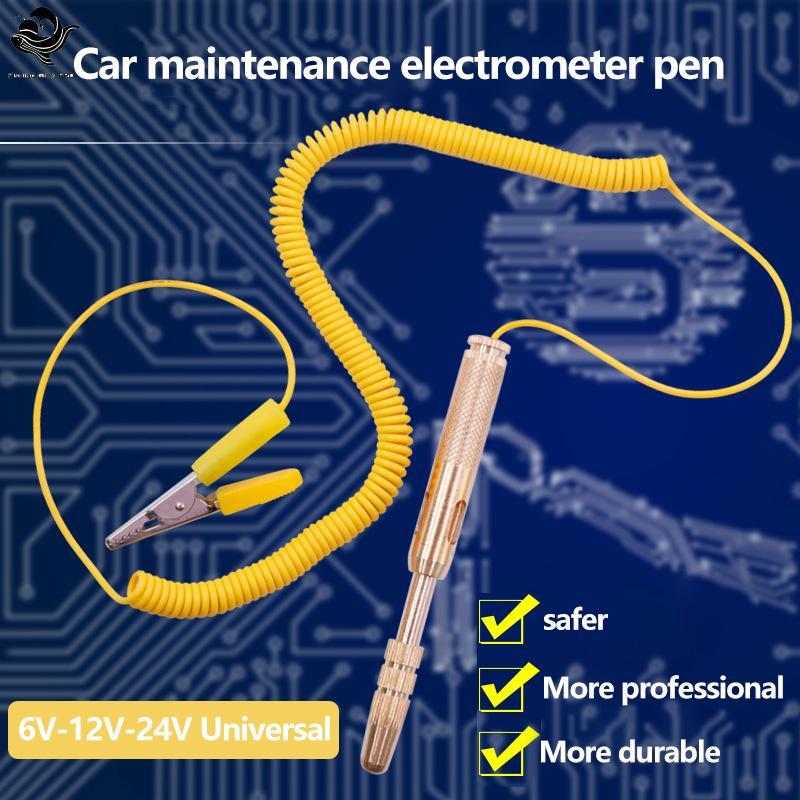 PFG Ferramentas De Diagnóstico DC 6V 12V 24V Cobre Auto Carro Luz Circuito Testador Lâmpada Tensão Teste Caneta Detector