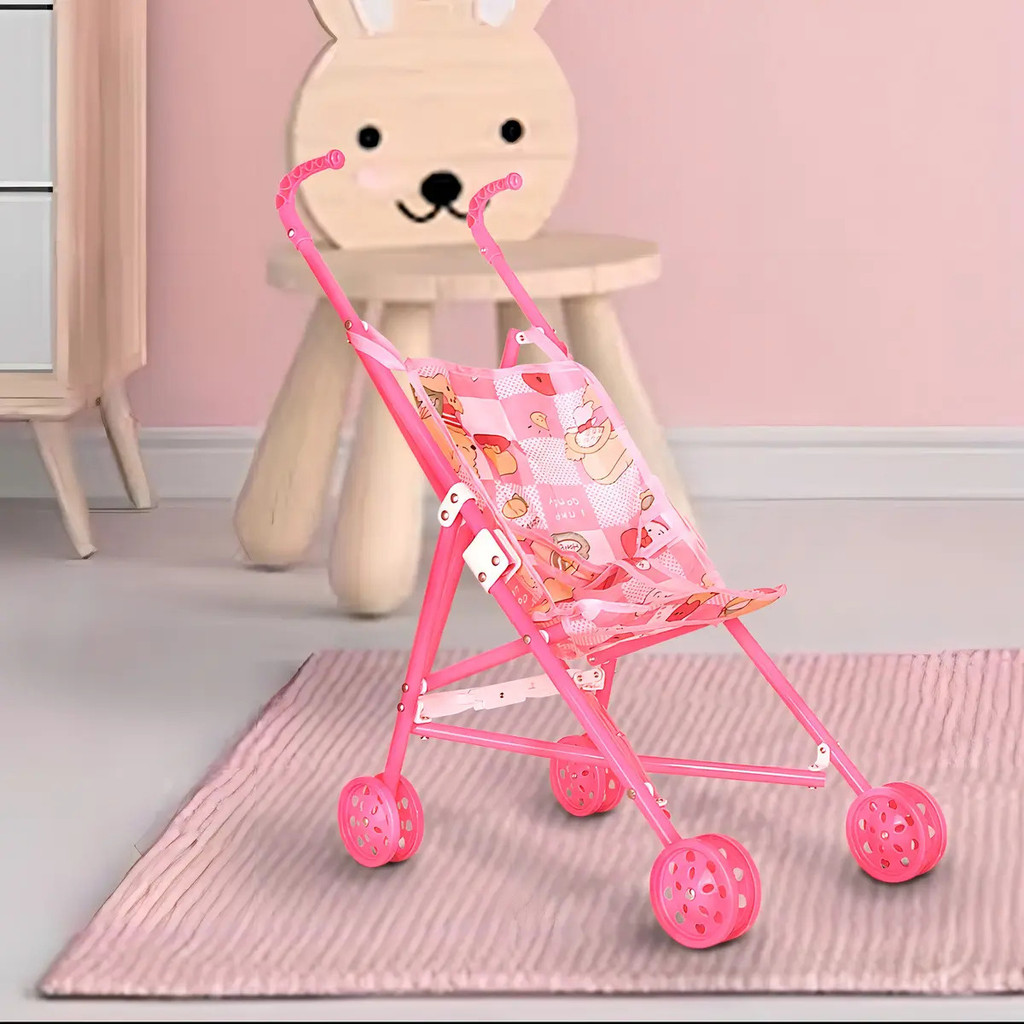 Carrinho De Boneca Dobrável Deccore Já Plástico Brinquedo Infantil
