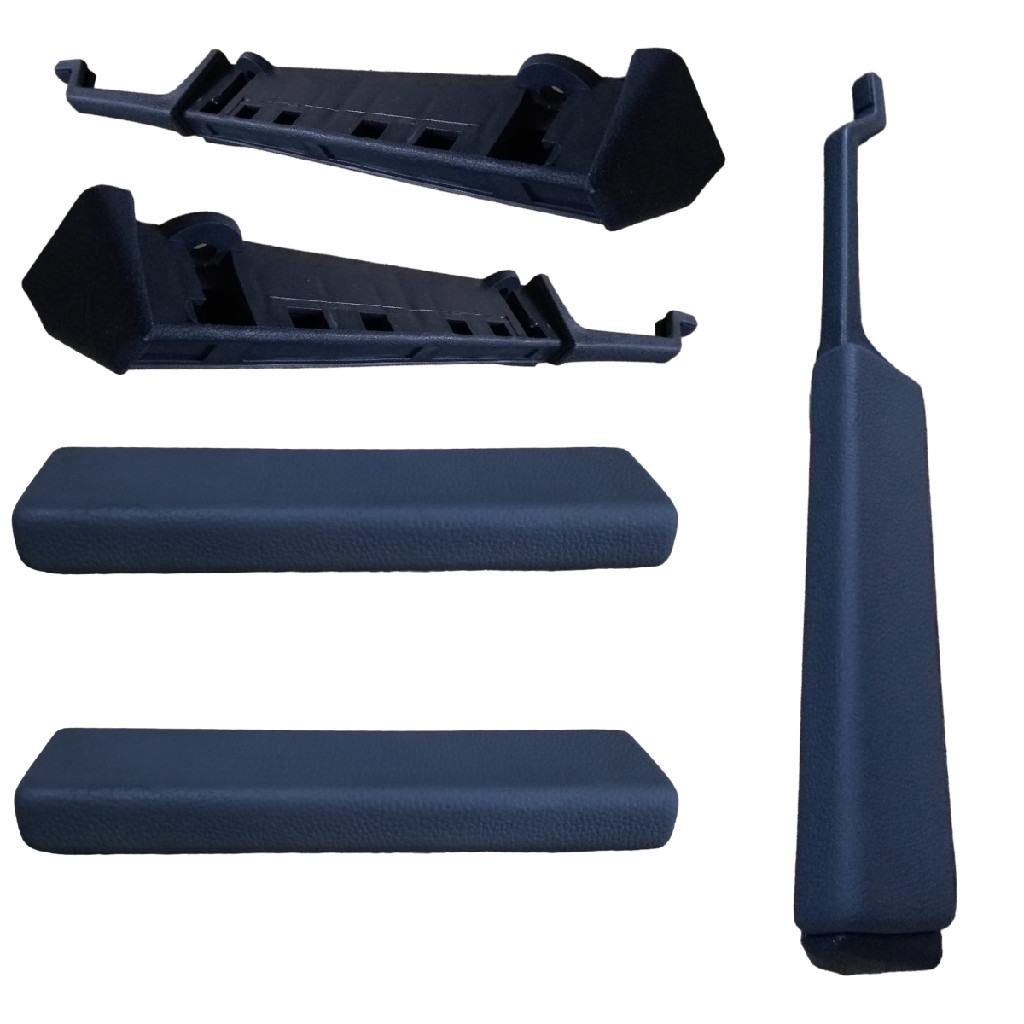 Kit Par Alça+Almofada Descansa Braço Cinza Porta Ford Cargo