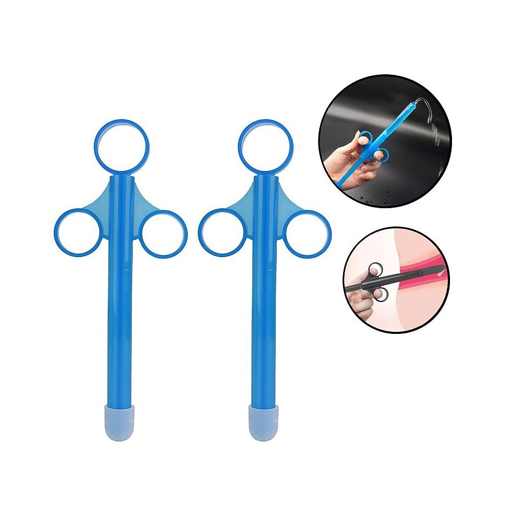 Seringa: Kit com 2 Aplicadoras de Lubrificante Vaginal e Anal em Oferta na Shopee