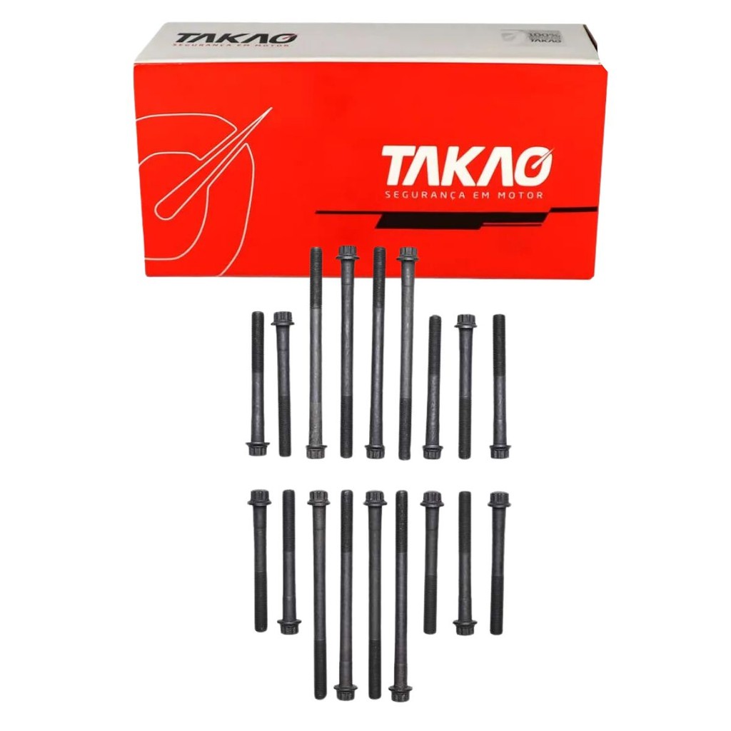 Parafuso Cabeçote (Jg) Hilux D4D 2.5 16V 2005 A 2011 / Sw4 D4D 3.0 16V 2005 A 2012 / Hilux D4D 3.0 16V 2005 A 2012
