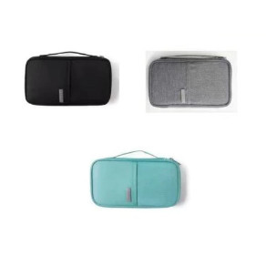 Imagem Carteira case porta passaporte bolsa cartão id viajem alta qualidade