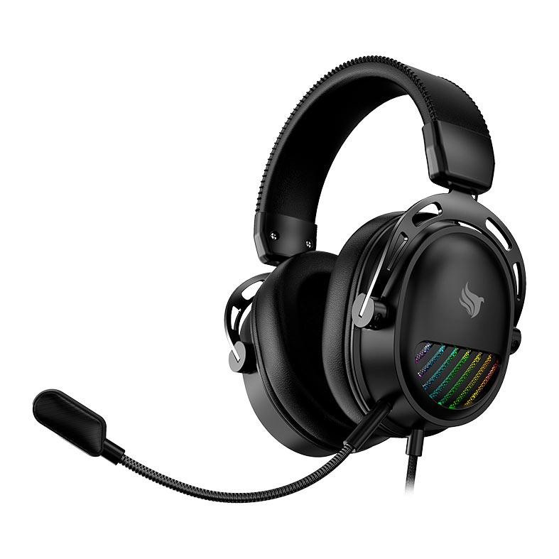 Headset Gamer Pichau Azuris Pro 7.1, Drivers 50mm, Preto, PCH-AZRP-BL01